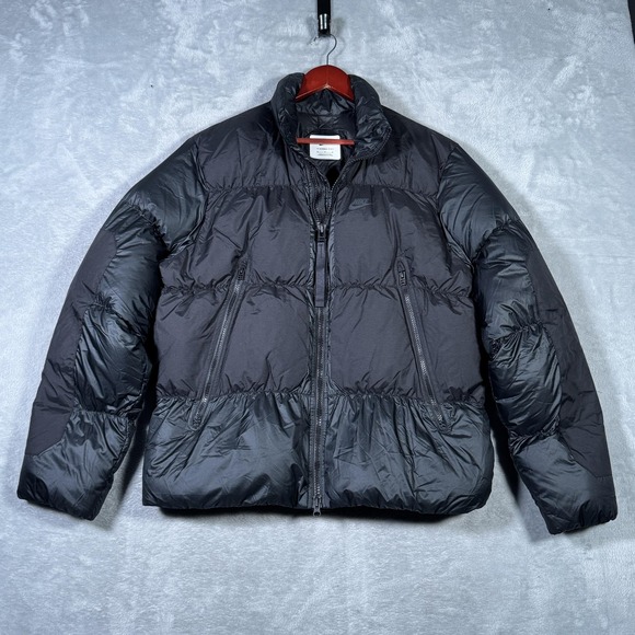 Nike Jacket Mens Medium Black Therma-FIT Puffer Down Coat DD6978-010 Repel - Picture 1 of 9